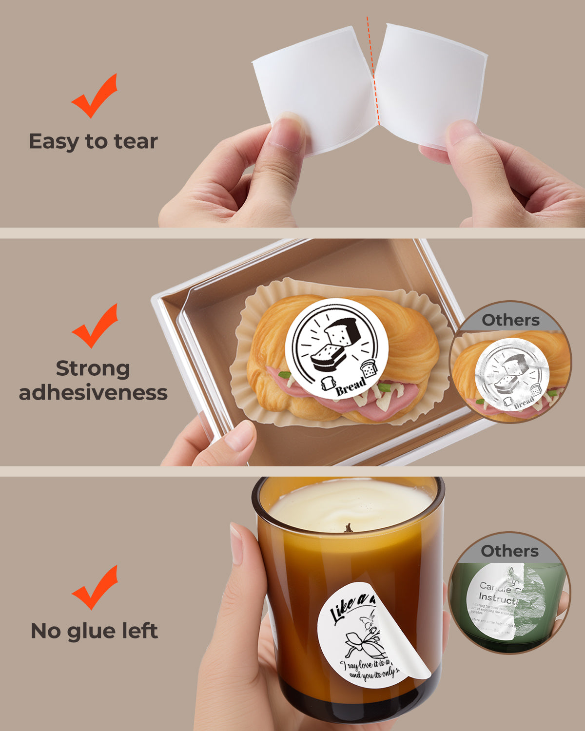 2" Circle Labels