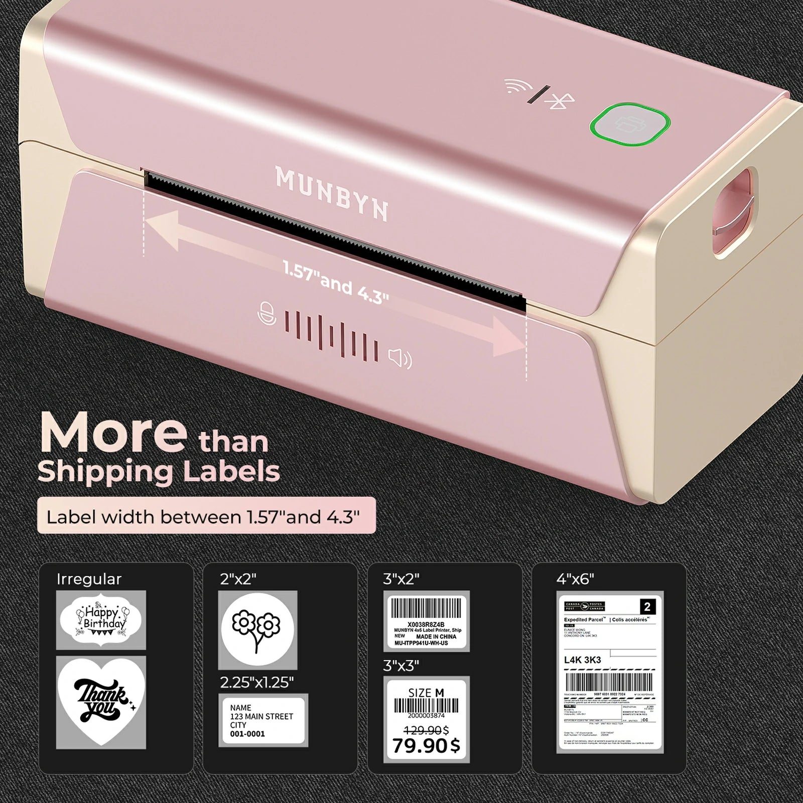 Whether you need barcodes, address labels, or identification tags, our device has got you covered.