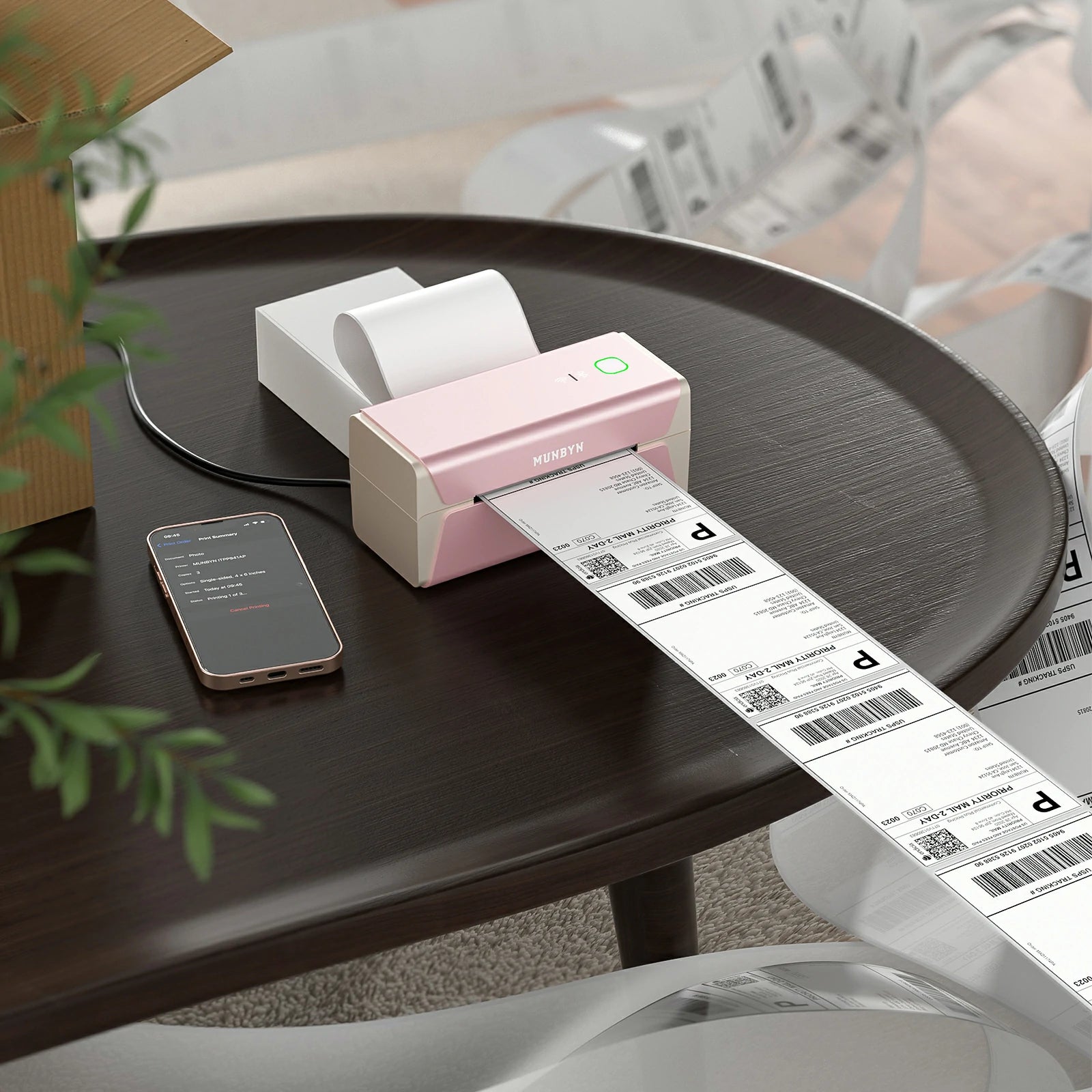 You can print multiple labels consecutively with ease, streamlining your workflow and boosting productivity.