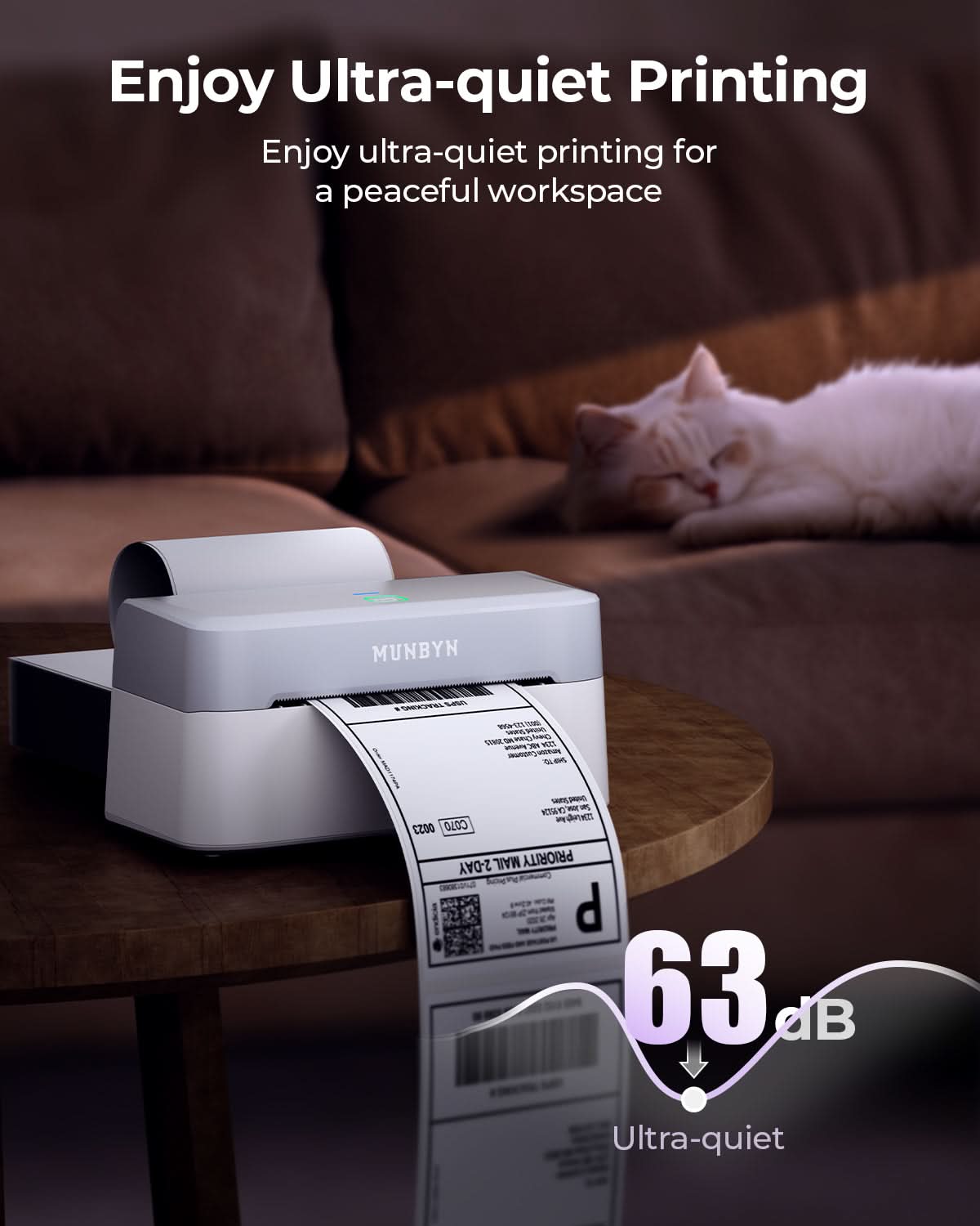 MUNBYN RealWriter 403B Bluetooth Thermal Label Printer Kits