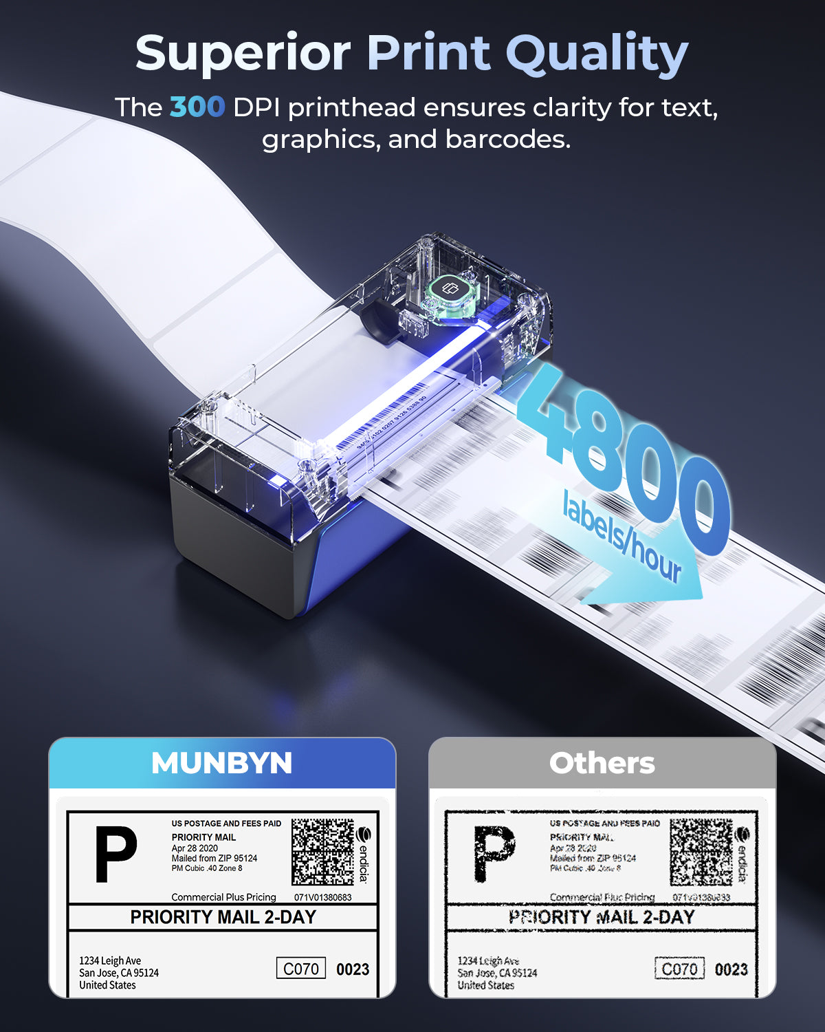 RealWriter 401AP 300DPI AirPrint Printer