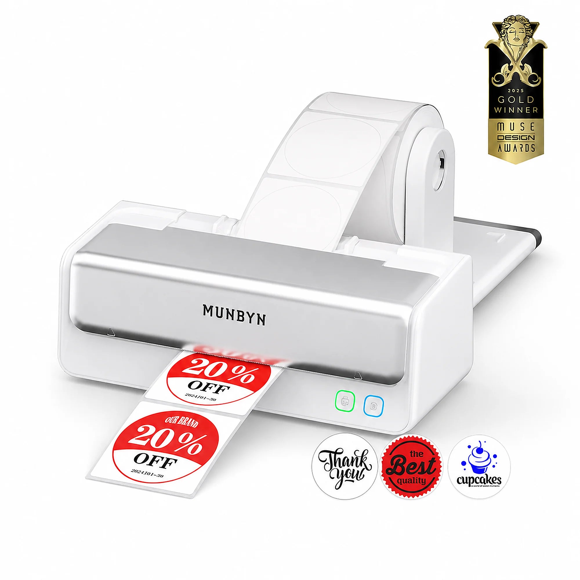MUNBYN 405B Dual-Color Label Printer – MUNBYN AU MUNBYN 405B Dual-Color Label Printer – MUNBYN AU