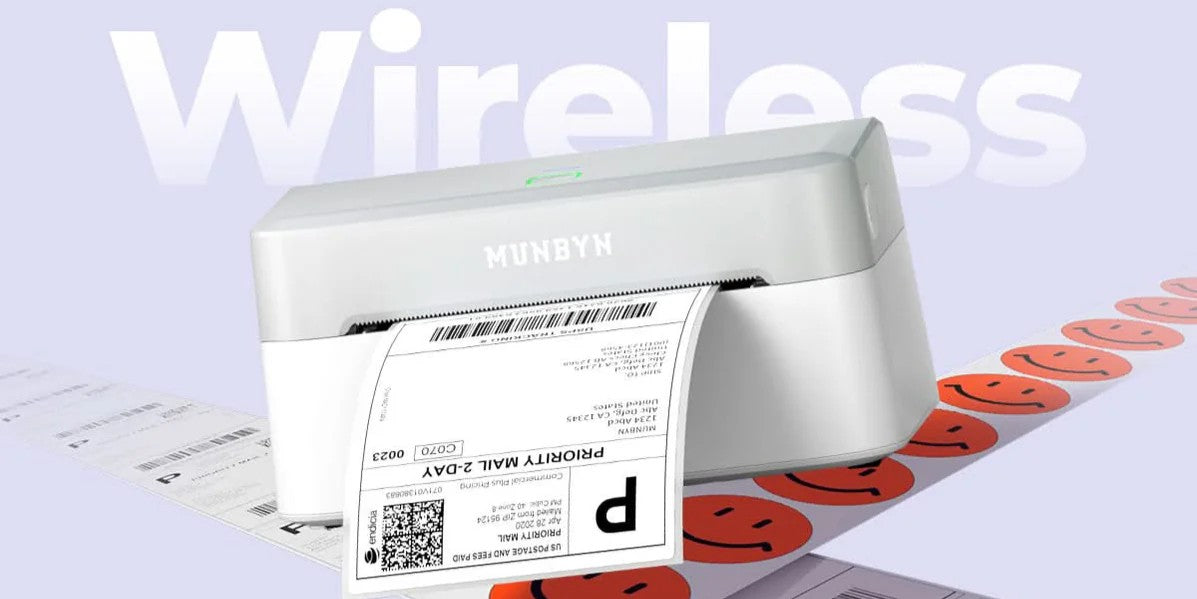 MUNBYN shipping label printer for startups