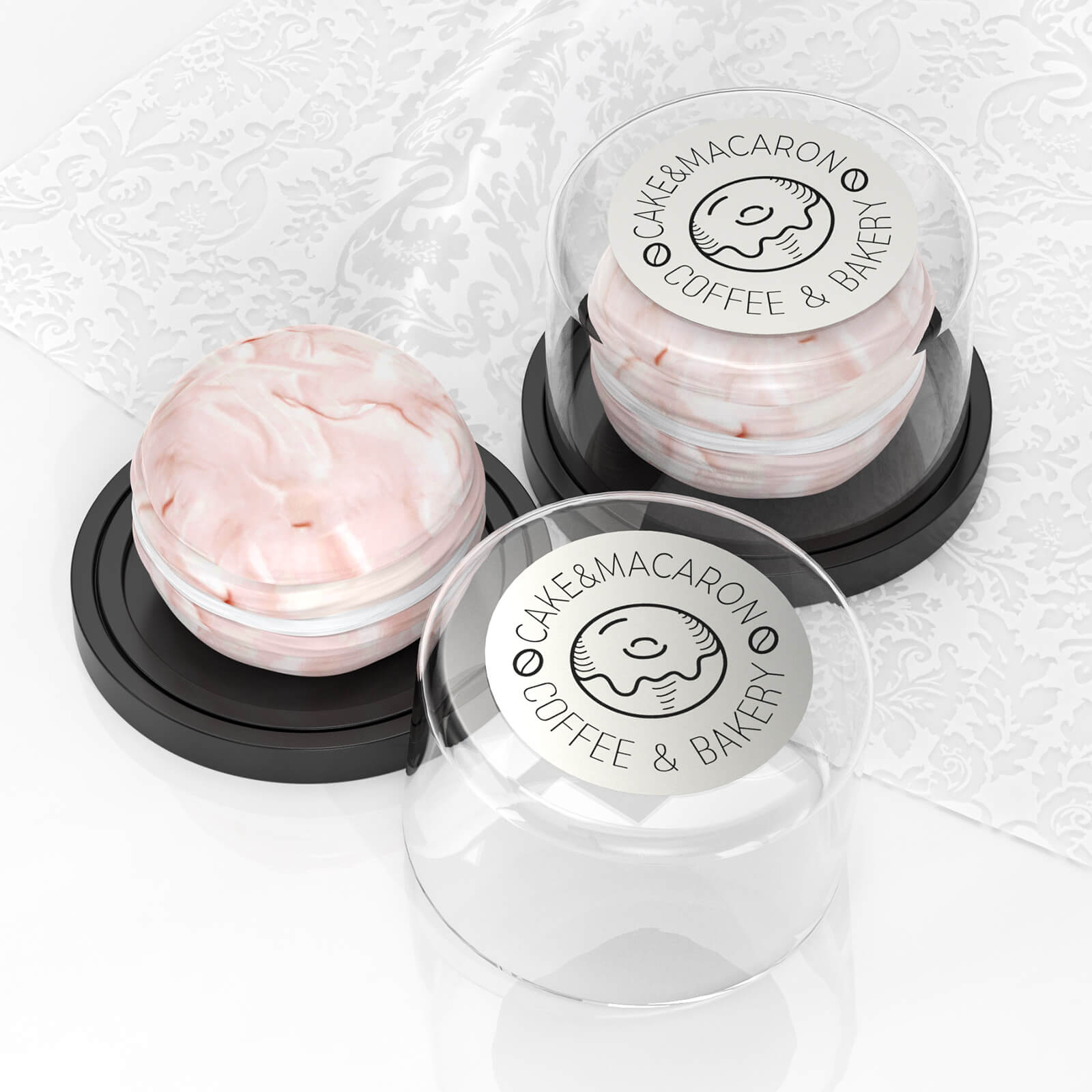 MUNBYN 50mm silver round thermal labels are perfect for brand labels on cupcakes.