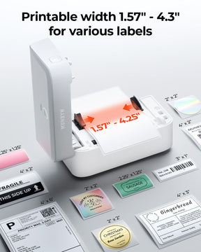 MUNBYN RealWriter 403B Bluetooth Thermal Label Printer