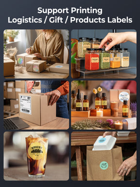 MUNBYN RealWriter 130B Bluetooth Thermal Label Printer