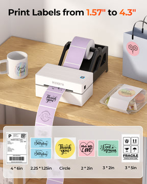 MUNBYN RealWriter 130B Bluetooth Thermal Label Printer