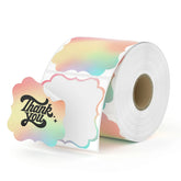 MUNBYN provides rainbow-colour fancy square thermal labels.
