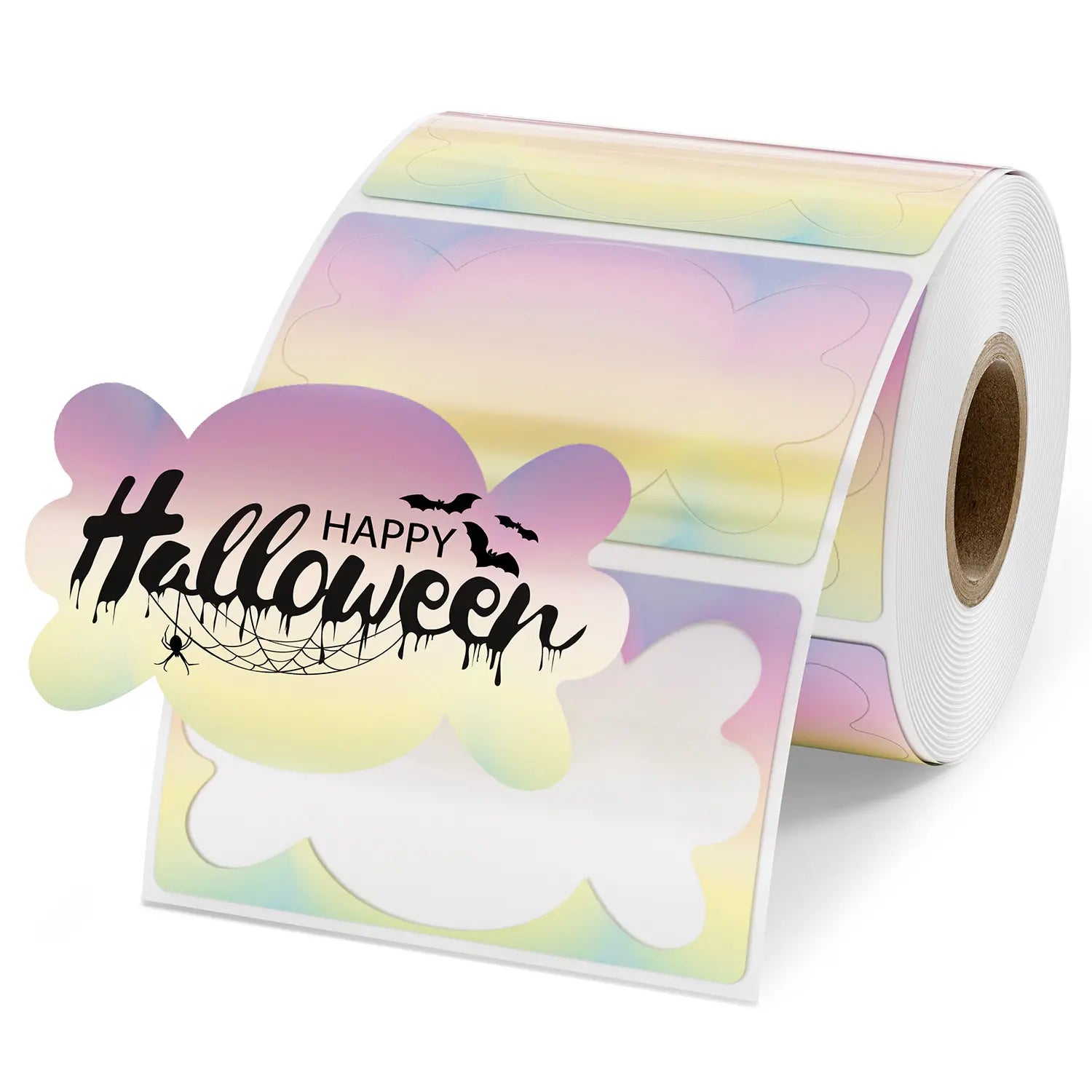 MUNBYN 2.25"x1.25" Candy Shaped Thermal Labels for Halloween