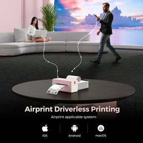 Our printer's native AirPrint compatibility allows for direct printing from iOS devices with no additional setup required.