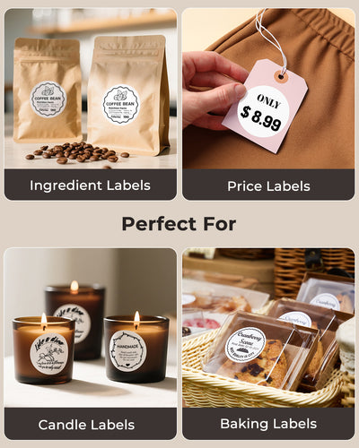 2" Circle Labels