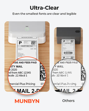MUNBYN RealWriter 403B Bluetooth Thermal Label Printer