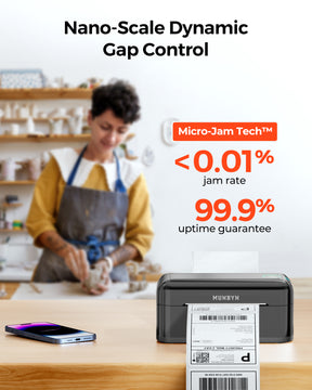 MUNBYN RealWriter 402B High-Speed Bluetooth Label Printing and Creative Sticker Making for Your E-commerce Business