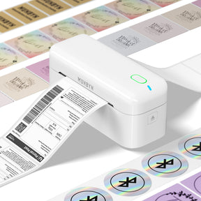 MUNBYN RealWriter 402B High-Speed Bluetooth Label Printing and Creative Sticker Making for Your E-commerce Business