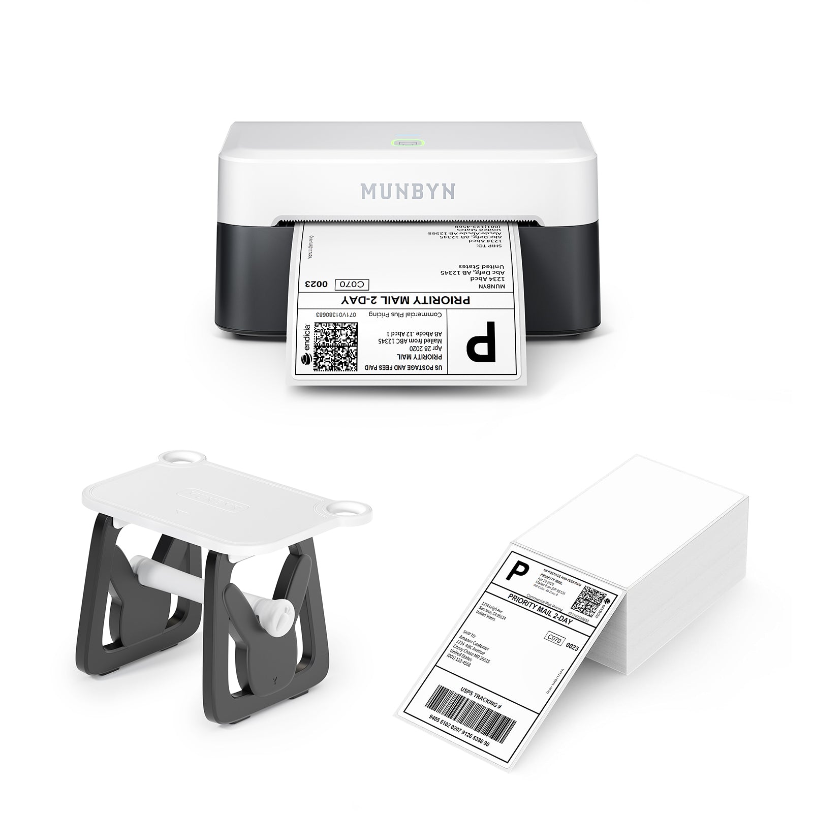 MUNBYN RealWriter 403B Bluetooth Thermal Label Printer Kit