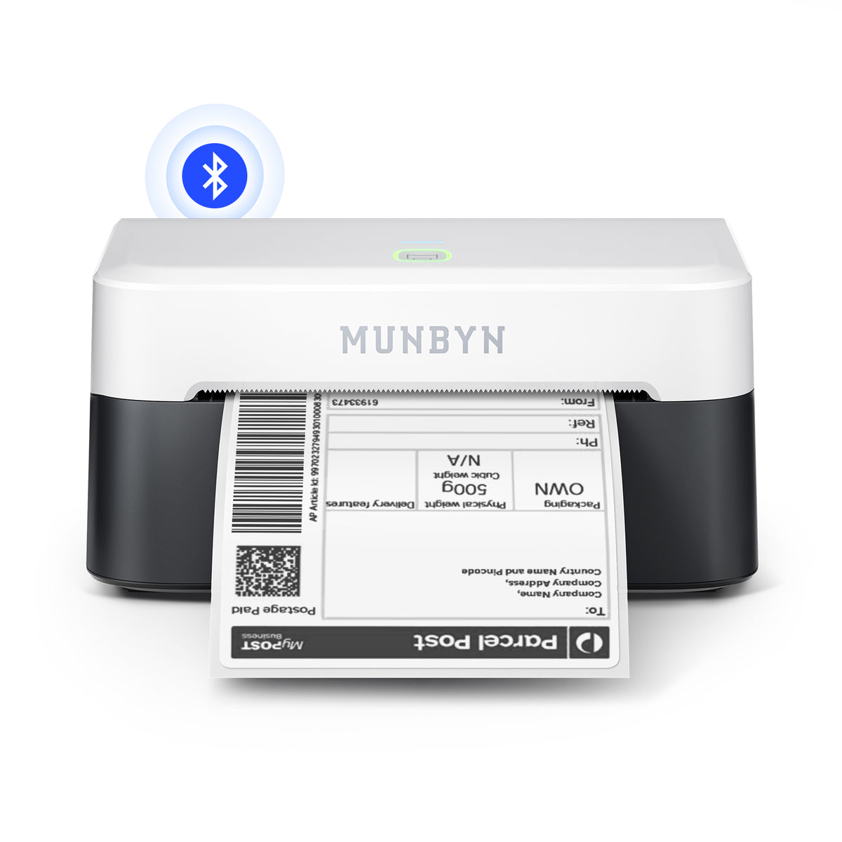 MUNBYN RealWriter 403B Bluetooth Thermal Label Printer
