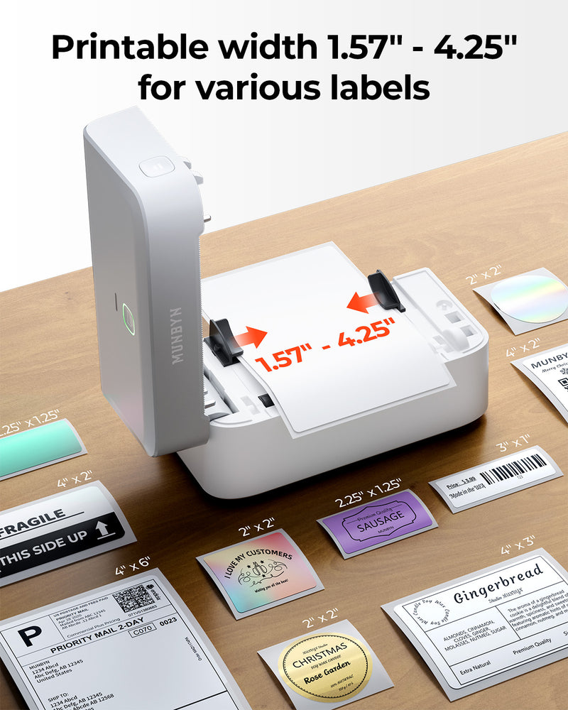 RW403B Bluetooth Thermal Label Printer Kit | MUNBYN – MUNBYN AU