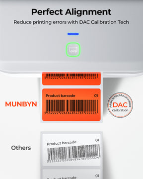 MUNBYN RealWriter 403B Bluetooth Thermal Label Printer
