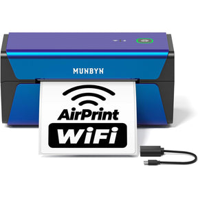 MUNBYN RealWriter 401 AirPrint Voice Controlled Thermal Label Printer