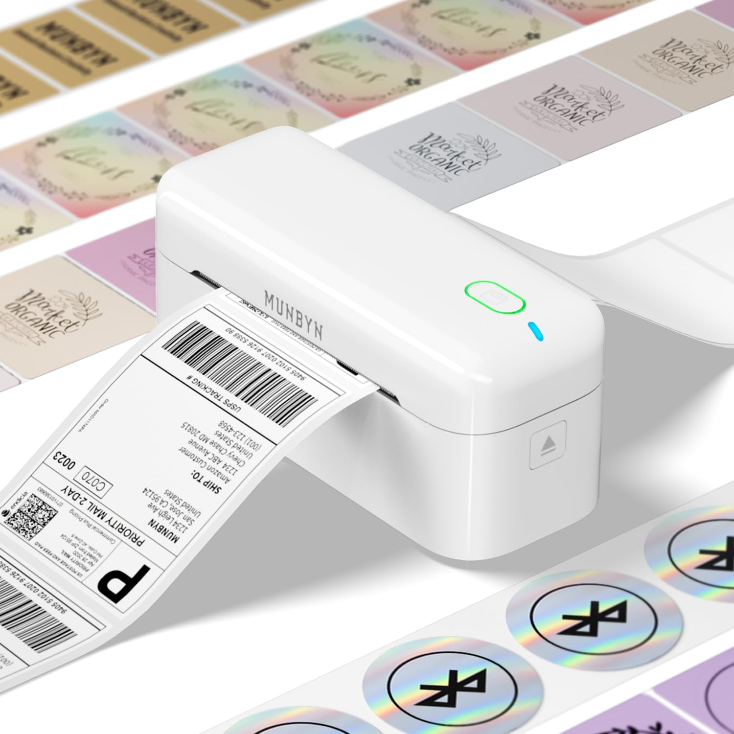 MUNBYN RealWriter 402 Bluetooth Thermal Label Printer