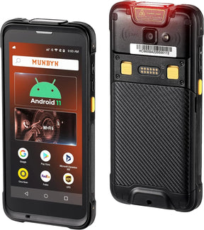 Android Barcode Scanner(Without Pistol Grip), Android 11, Wi-Fi 6 MUNBYN Mobile Computer Handheld Rugged PDA 5.5" Data Terminal SE4710 Zebra Scanner Bluetooth GPS 1D/2D/QR Barcode Scanner