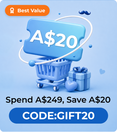 Save A$20 When You Spend A$239. Use code SNOW20