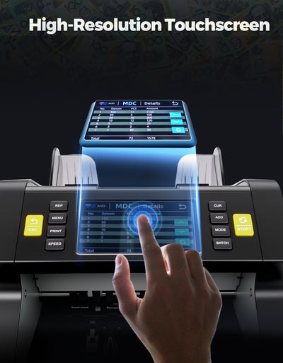 MUNBYN IMC21 Mixed Denomination Money Counter Machine for Business