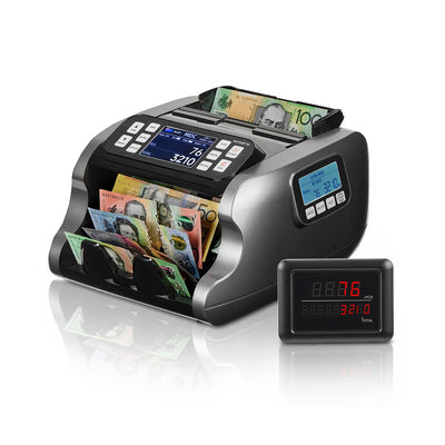 MUNBYN IMC22 Mixed Denomination Money Counter with Dual Display