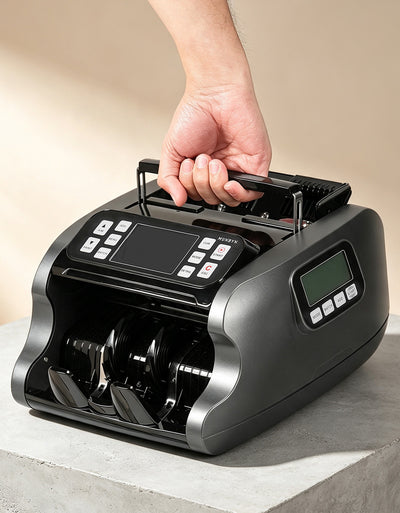 MUNBYN IMC22 Mixed Denomination Money Counter with Dual Display