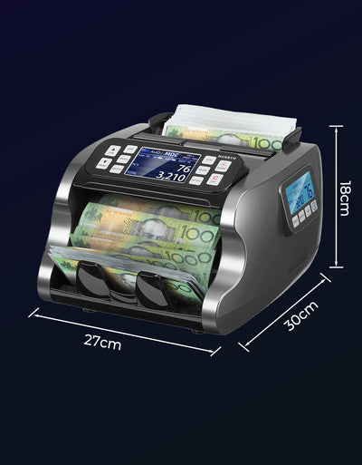 MUNBYN IMC22 Mixed Denomination Money Counter with Dual Display