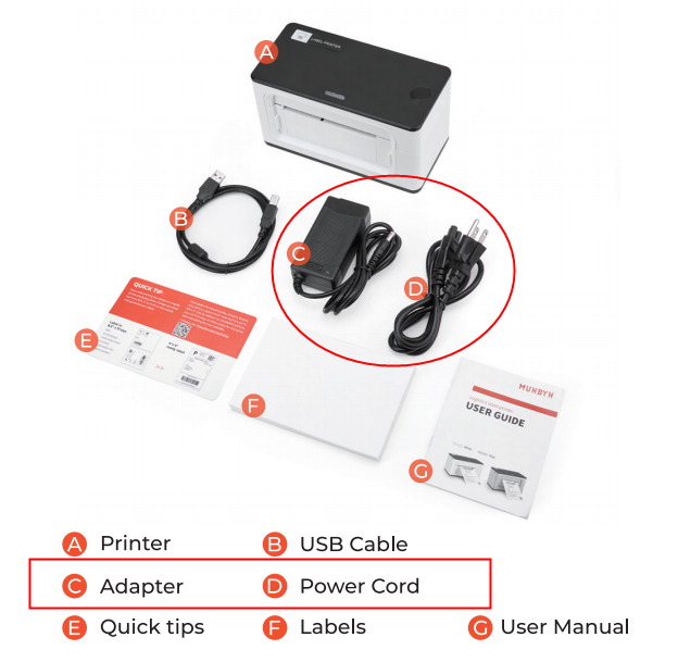 Accessories for Thermal Printer P941