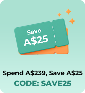 Save A$20 When You Spend A$239. Use code SNOW20