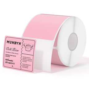 MUNBYN 2"x2" Generic Square Series Thermal Labels (750/Roll)
