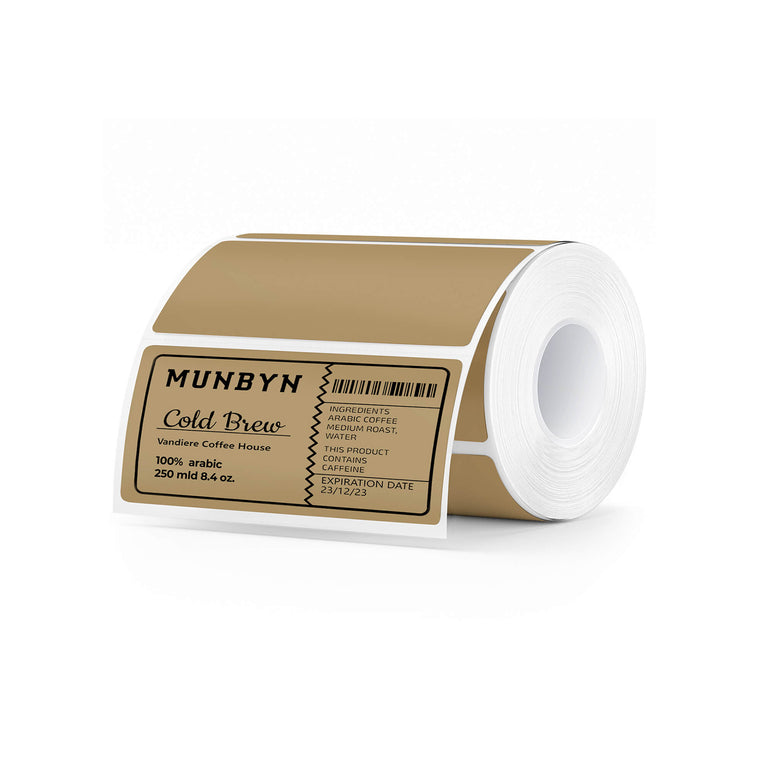 MUNBYN 4" x 2" Rectangle Thermal Labels for Mailing and Barcode Labels