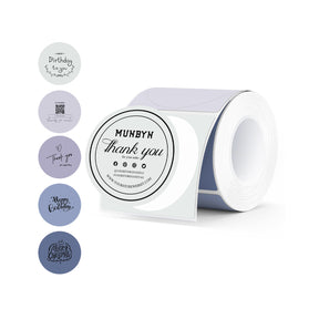 MUNBYN Morandi Series Thermal Labels