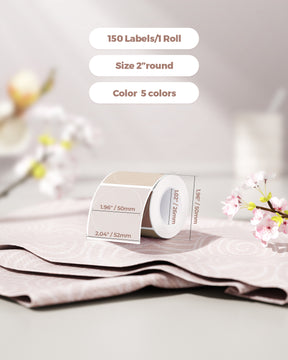 MUNBYN Morandi Series Thermal Labels