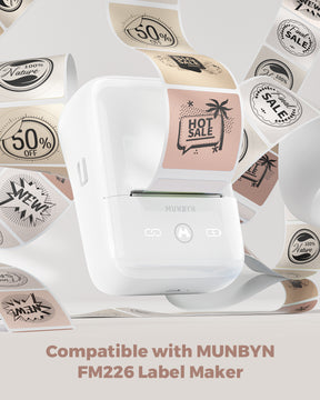 MUNBYN Morandi Series Thermal Labels