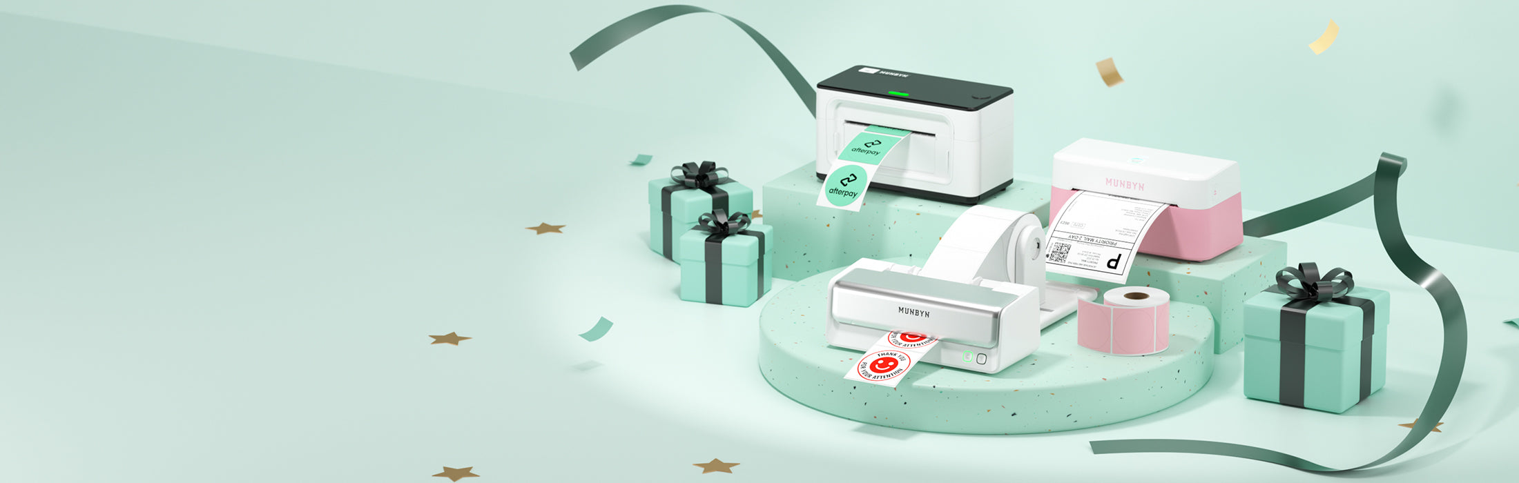 MUNBYN Winter Sale label printers, kits and business supplies