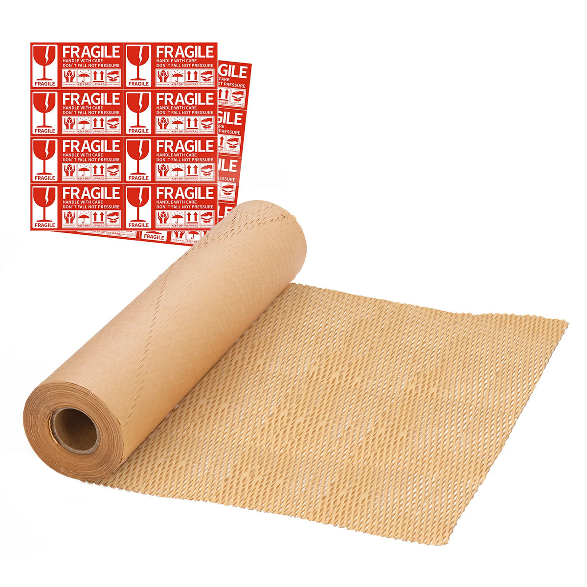 MUNBYN brown honeycomb packaging paper