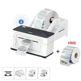 MUNBYN RealWriter 941 Bluetooth 300DPI Thermal Label Printer丨Laser Kit