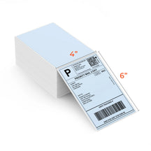 MUNBYN 4x6 blue thermal shipping labels