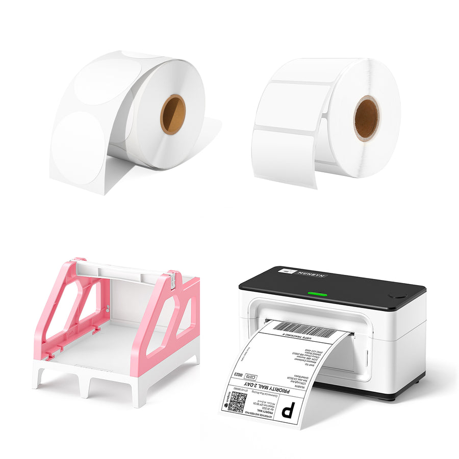 MUNBYN 4x6 Thermal Shipping Label Printer Starter Kits MUNBYN AU