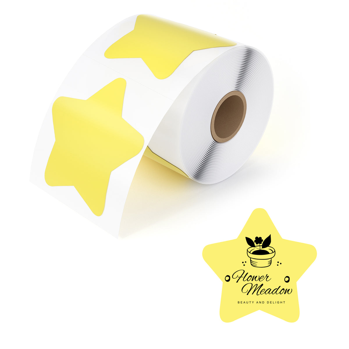 MUNBYN star stickers come with a strong adhesive backing, making it easy to apply them to various surfaces securely.