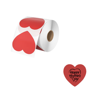 Heart Shape Dierct thermal Stickers Valentines Foam Heart Stickers for mother's day and Valentine's Day Decoration