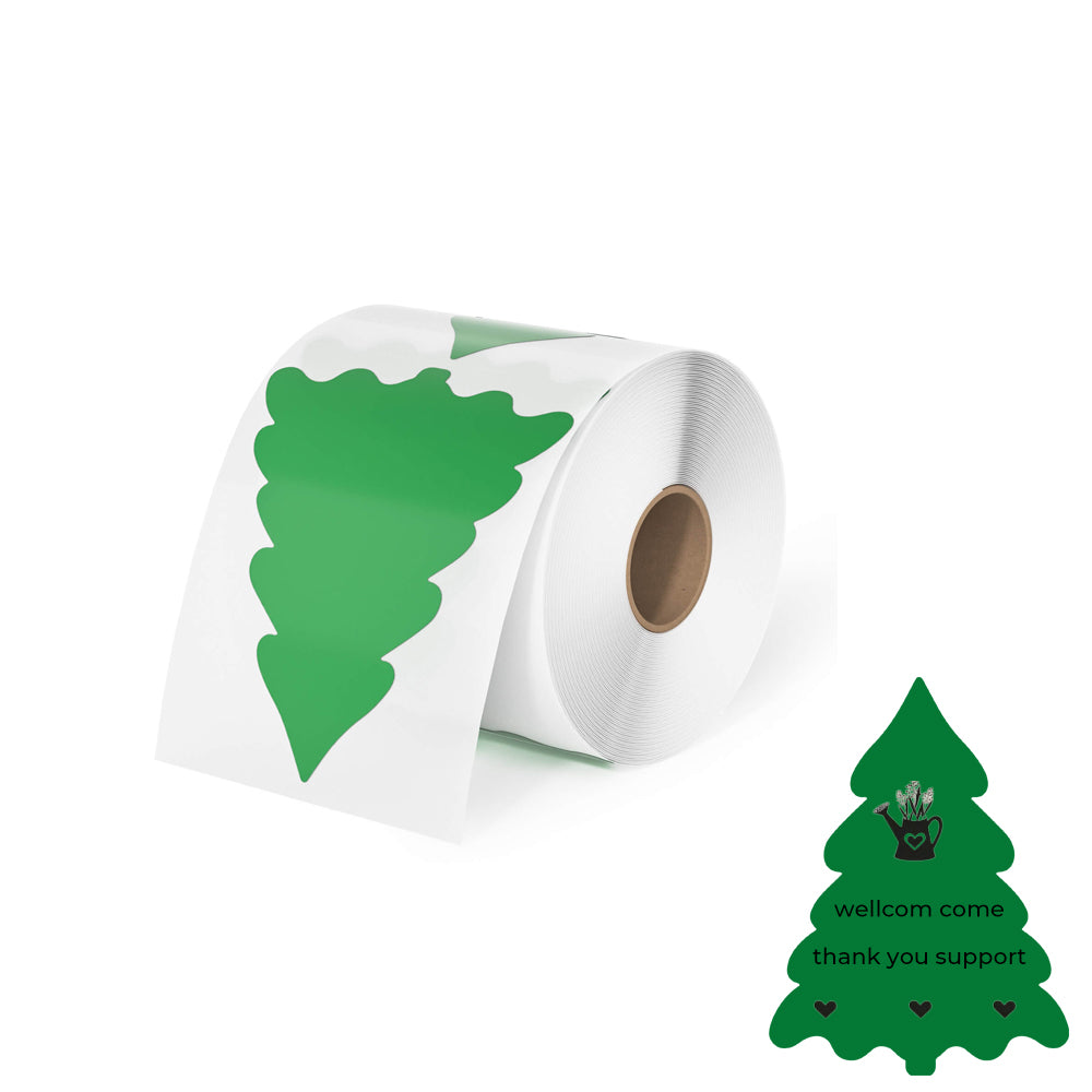 Pine Tree Direct Thermal Stickers Labels | 250 Labels Per Roll